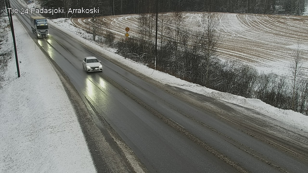 Weather Camera Image Väg 24 Padasjoki, Arrakoski, Padasjoki, Päijät-Häme