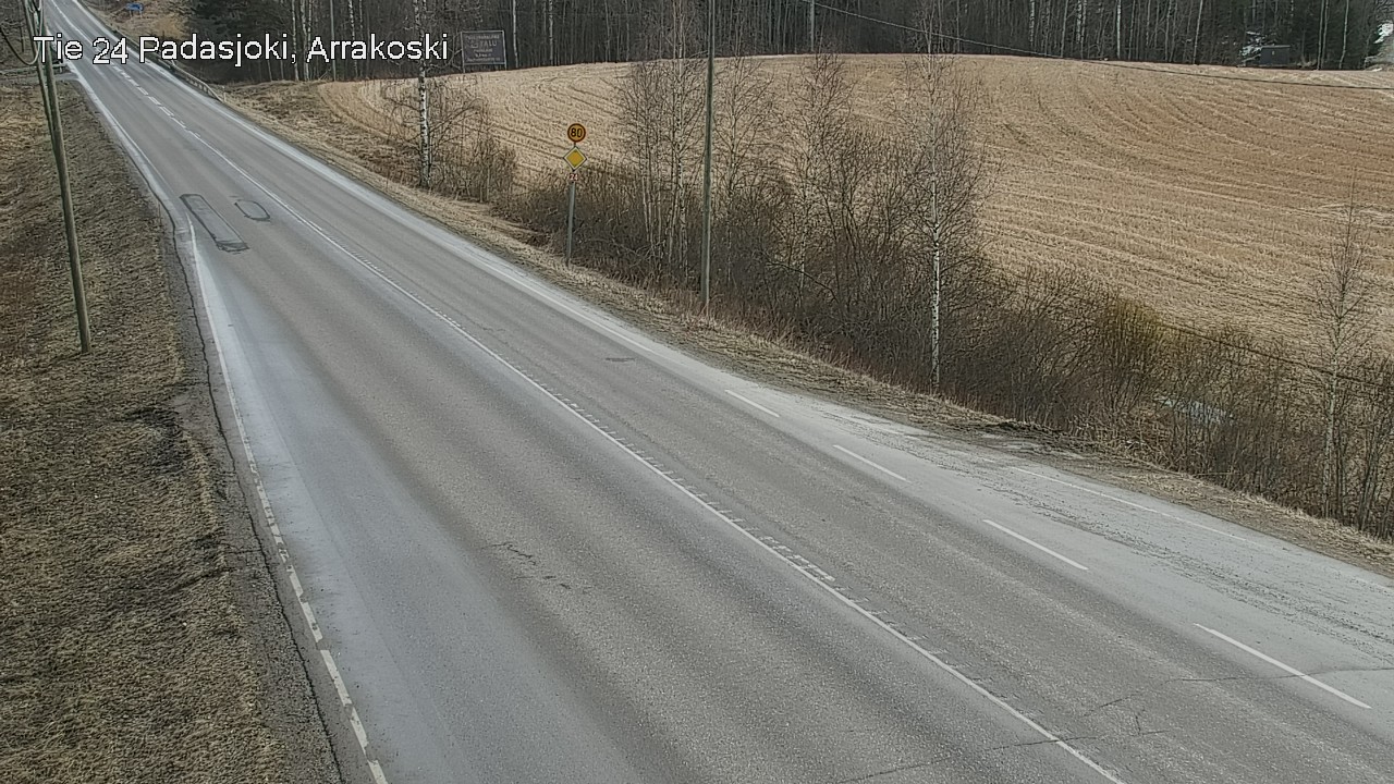 Weather Camera Image Road 24 Padasjoki, Arrakoski, Padasjoki, Päijät-Häme