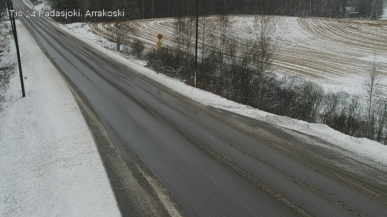 Weather Camera Image Väg 24 Padasjoki, Arrakoski, Padasjoki, Päijät-Häme