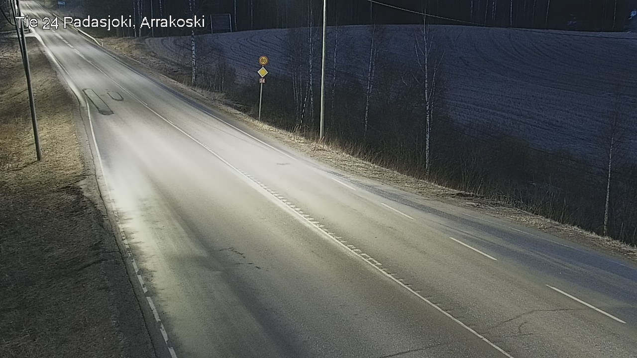 Weather Camera Image Road 24 Padasjoki, Arrakoski, Padasjoki, Päijät-Häme