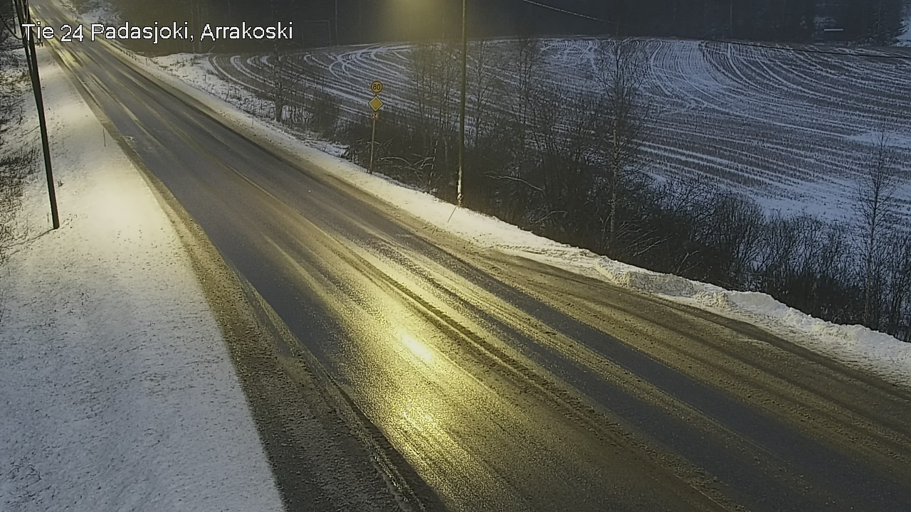 Weather Camera Image Väg 24 Padasjoki, Arrakoski, Padasjoki, Päijät-Häme