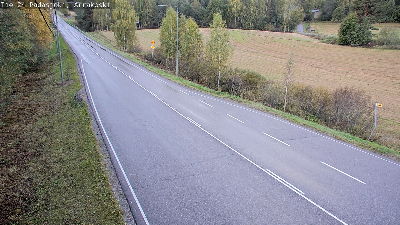 Weather Camera Image Road 24 Padasjoki, Arrakoski, Padasjoki, Päijät-Häme