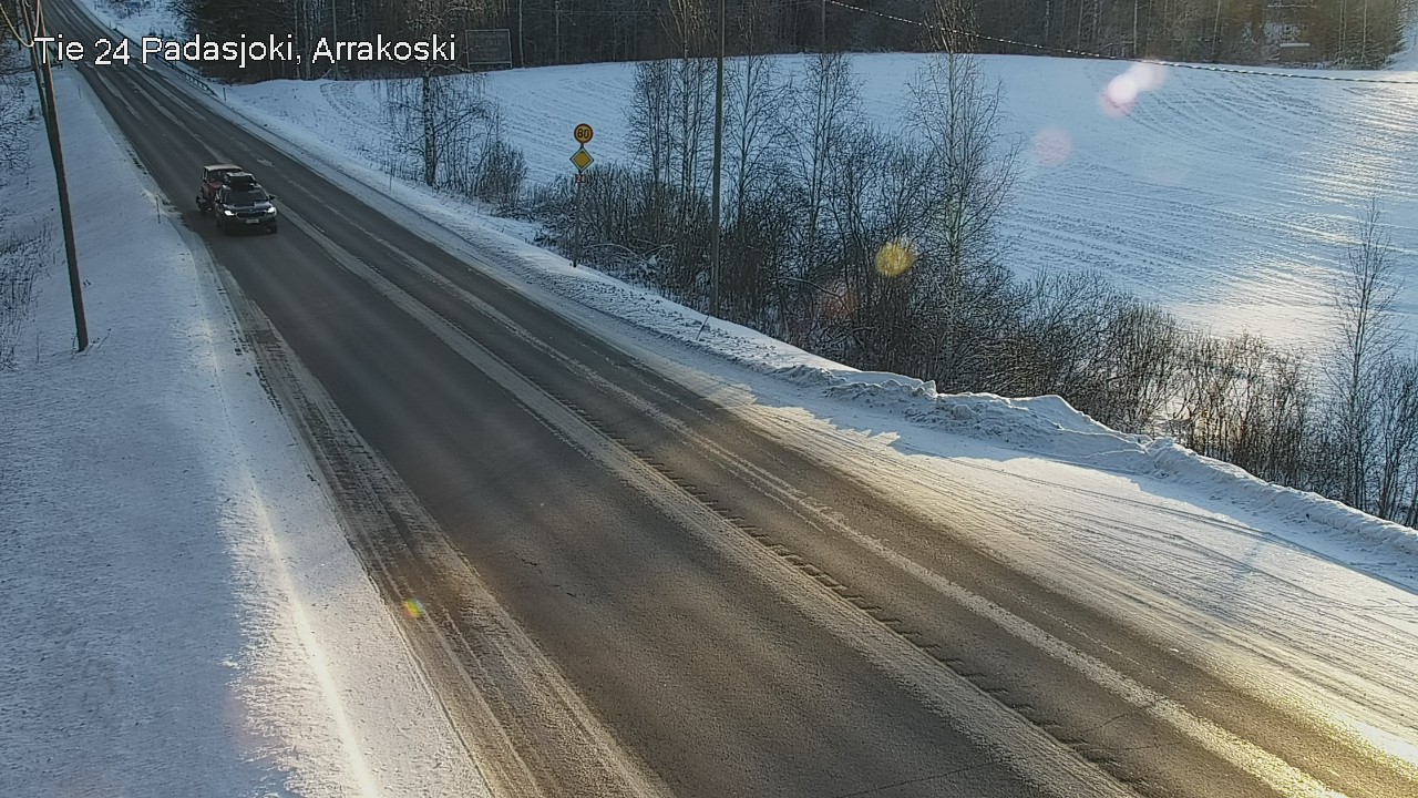 Weather Camera Image Road 24 Padasjoki, Arrakoski, Padasjoki, Päijät-Häme