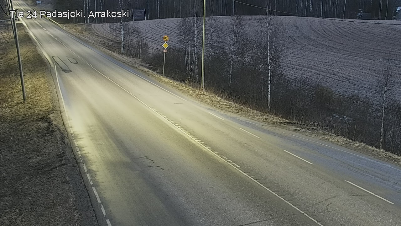 Weather Camera Image Road 24 Padasjoki, Arrakoski, Padasjoki, Päijät-Häme