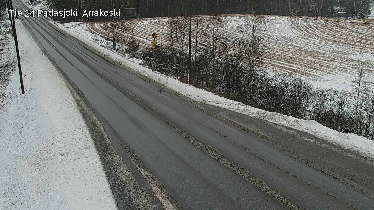 Weather Camera Image Väg 24 Padasjoki, Arrakoski, Padasjoki, Päijät-Häme