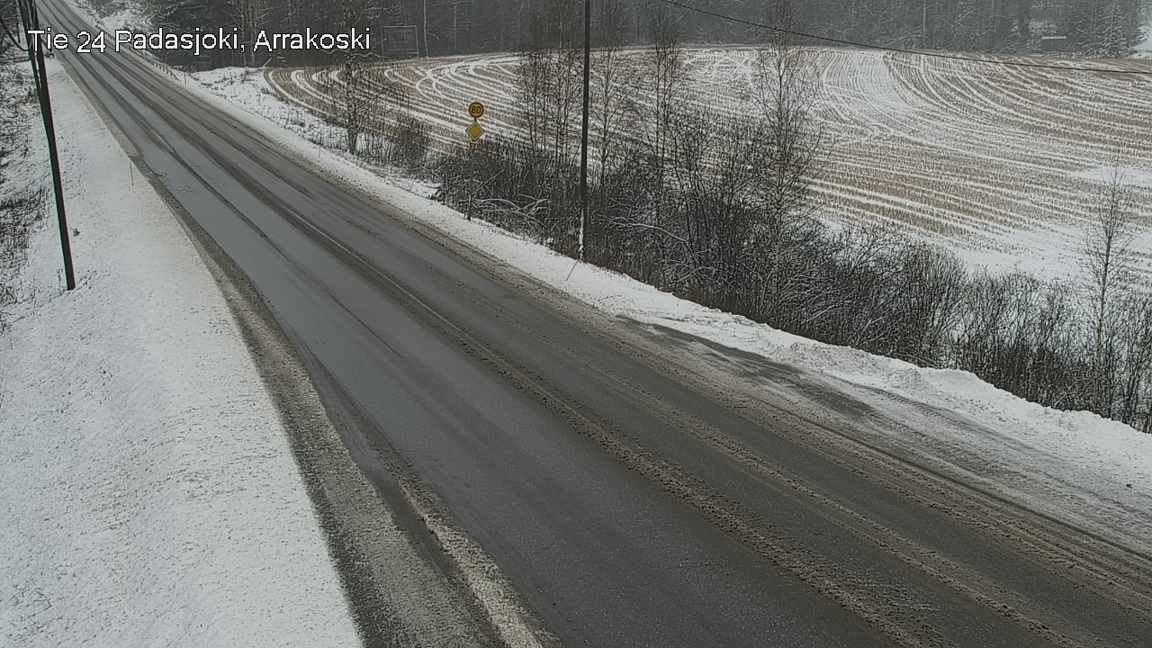 Weather Camera Image Väg 24 Padasjoki, Arrakoski, Padasjoki, Päijät-Häme