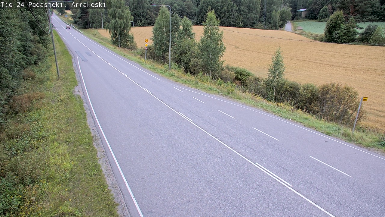 Weather Camera Image Road 24 Padasjoki, Arrakoski, Padasjoki, Päijät-Häme