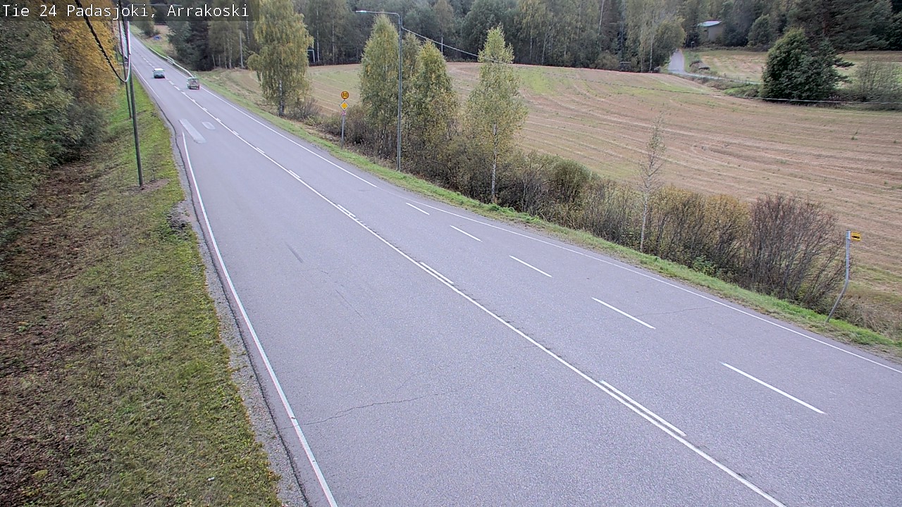 Weather Camera Image Road 24 Padasjoki, Arrakoski, Padasjoki, Päijät-Häme