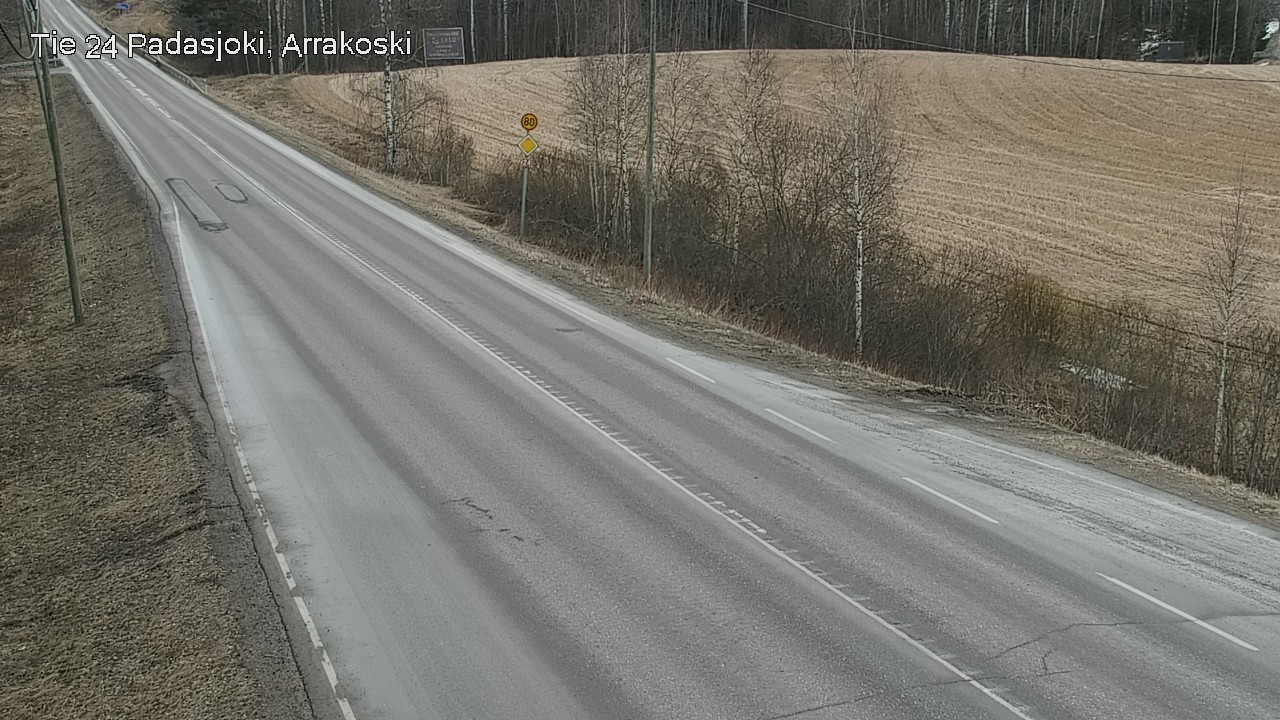 Weather Camera Image Road 24 Padasjoki, Arrakoski, Padasjoki, Päijät-Häme