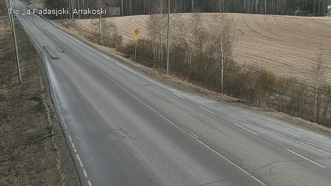 Weather Camera Image Road 24 Padasjoki, Arrakoski, Padasjoki, Päijät-Häme