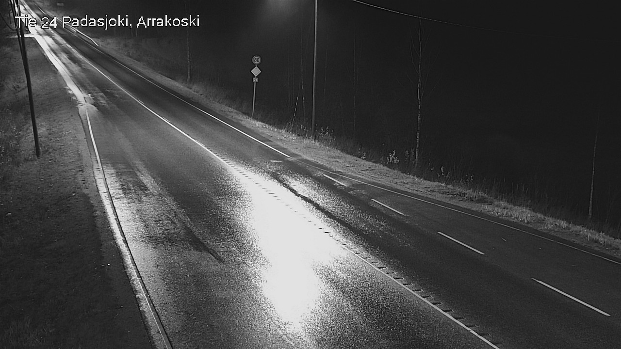 Weather Camera Image Väg 24 Padasjoki, Arrakoski, Padasjoki, Päijät-Häme