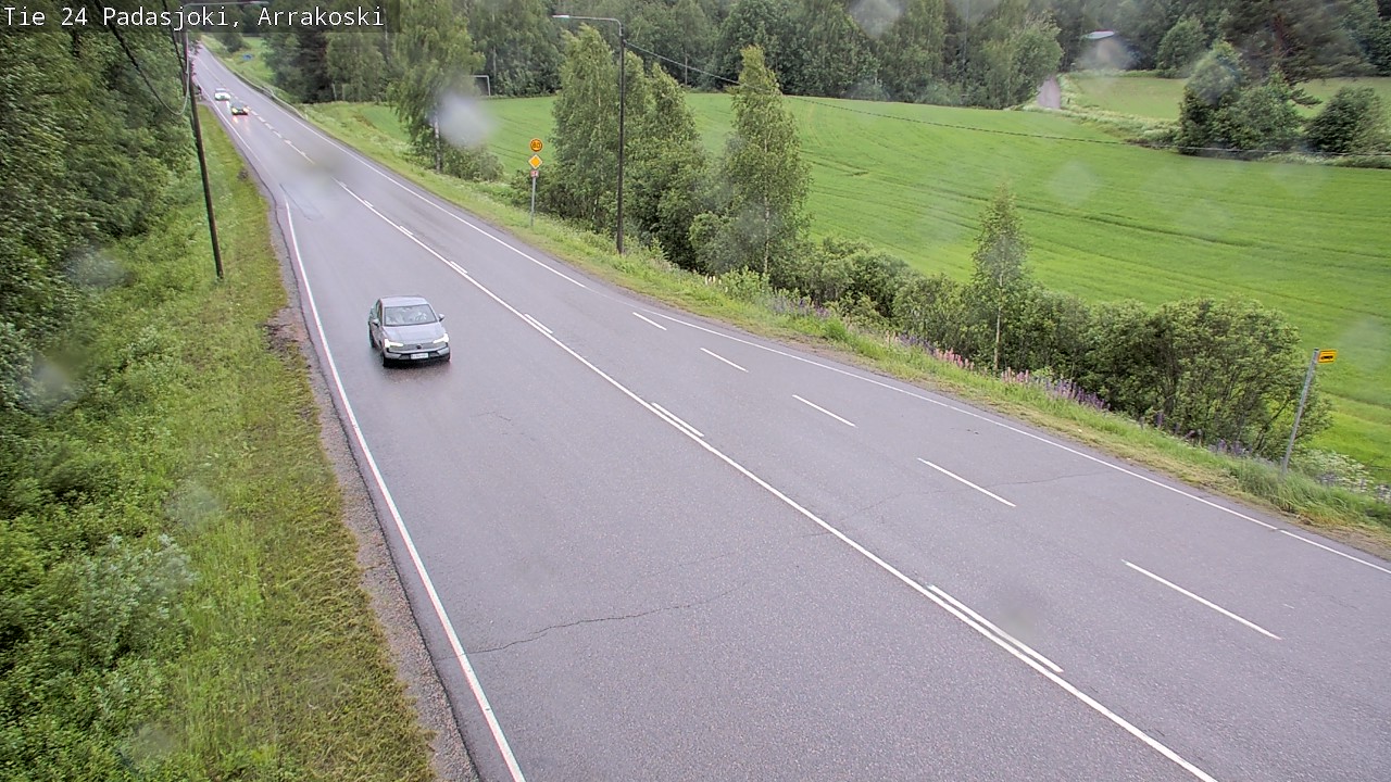 Weather Camera Image Väg 24 Padasjoki, Arrakoski, Padasjoki, Päijät-Häme