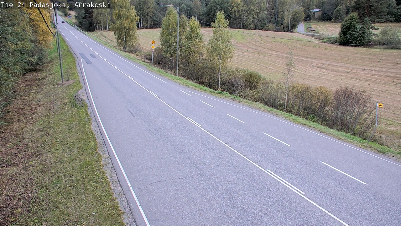 Weather Camera Image Road 24 Padasjoki, Arrakoski, Padasjoki, Päijät-Häme