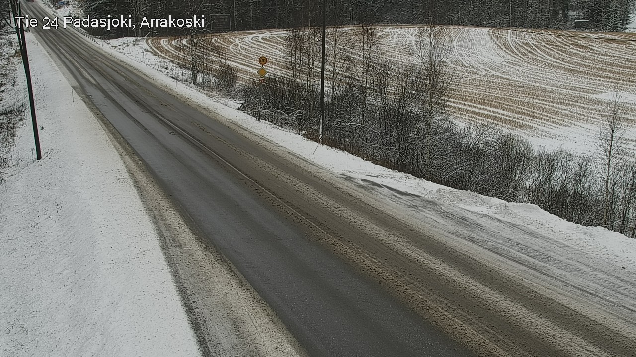 Weather Camera Image Väg 24 Padasjoki, Arrakoski, Padasjoki, Päijät-Häme