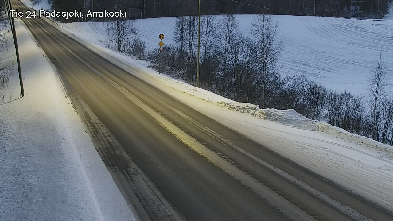 Weather Camera Image Road 24 Padasjoki, Arrakoski, Padasjoki, Päijät-Häme