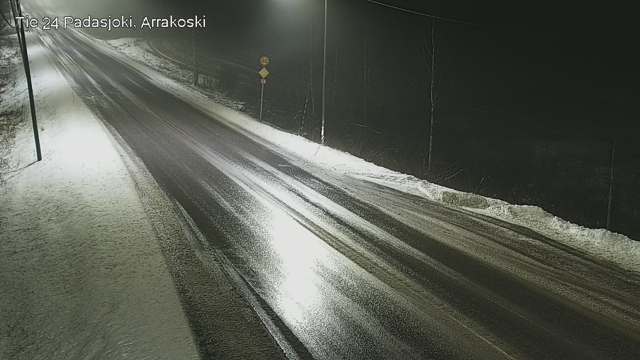 Weather Camera Image Väg 24 Padasjoki, Arrakoski, Padasjoki, Päijät-Häme