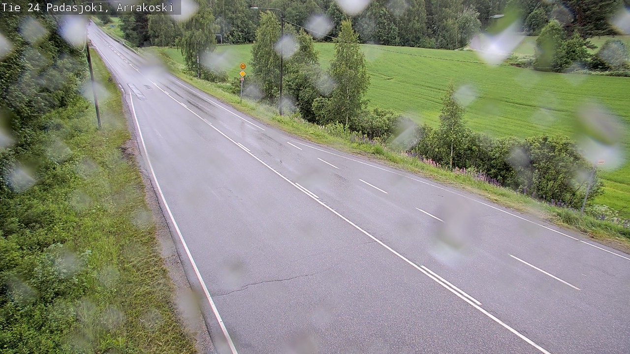 Weather Camera Image Väg 24 Padasjoki, Arrakoski, Padasjoki, Päijät-Häme