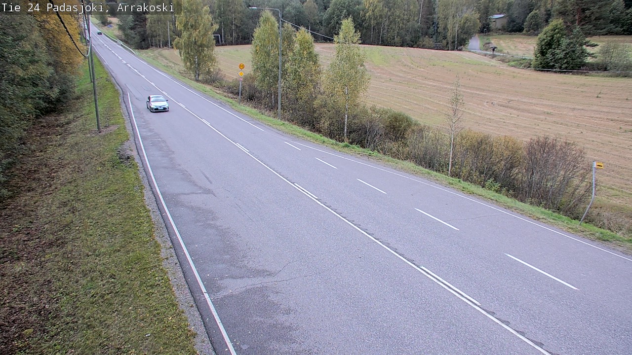 Weather Camera Image Road 24 Padasjoki, Arrakoski, Padasjoki, Päijät-Häme