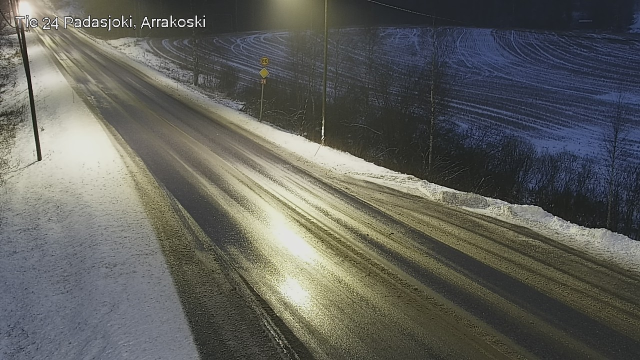 Weather Camera Image Väg 24 Padasjoki, Arrakoski, Padasjoki, Päijät-Häme