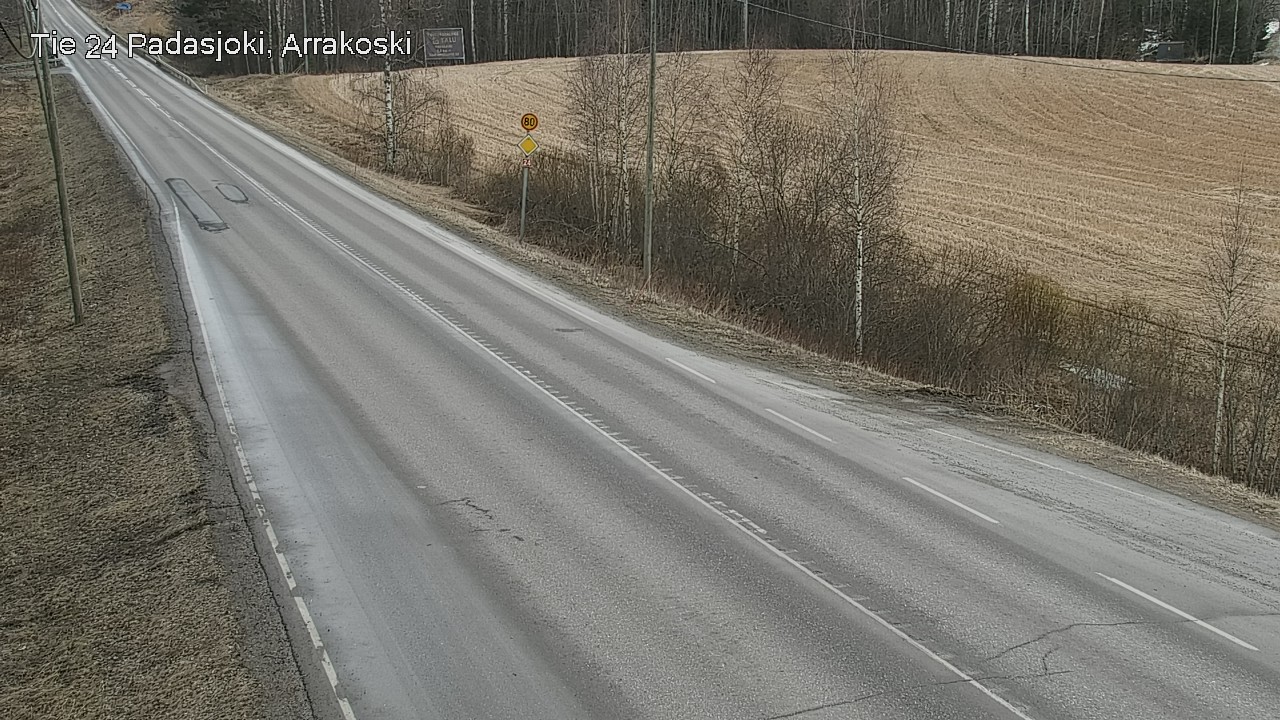 Weather Camera Image Road 24 Padasjoki, Arrakoski, Padasjoki, Päijät-Häme