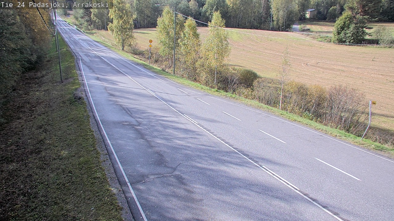 Weather Camera Image Road 24 Padasjoki, Arrakoski, Padasjoki, Päijät-Häme