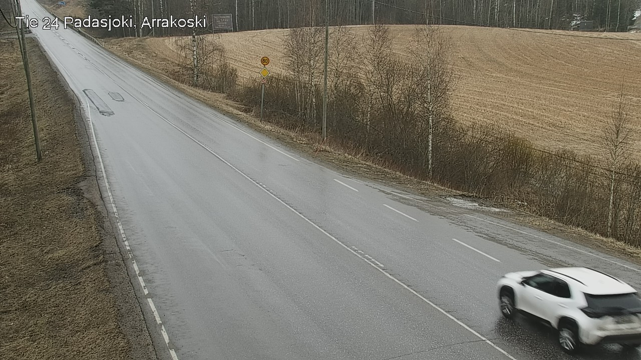 Weather Camera Image Road 24 Padasjoki, Arrakoski, Padasjoki, Päijät-Häme