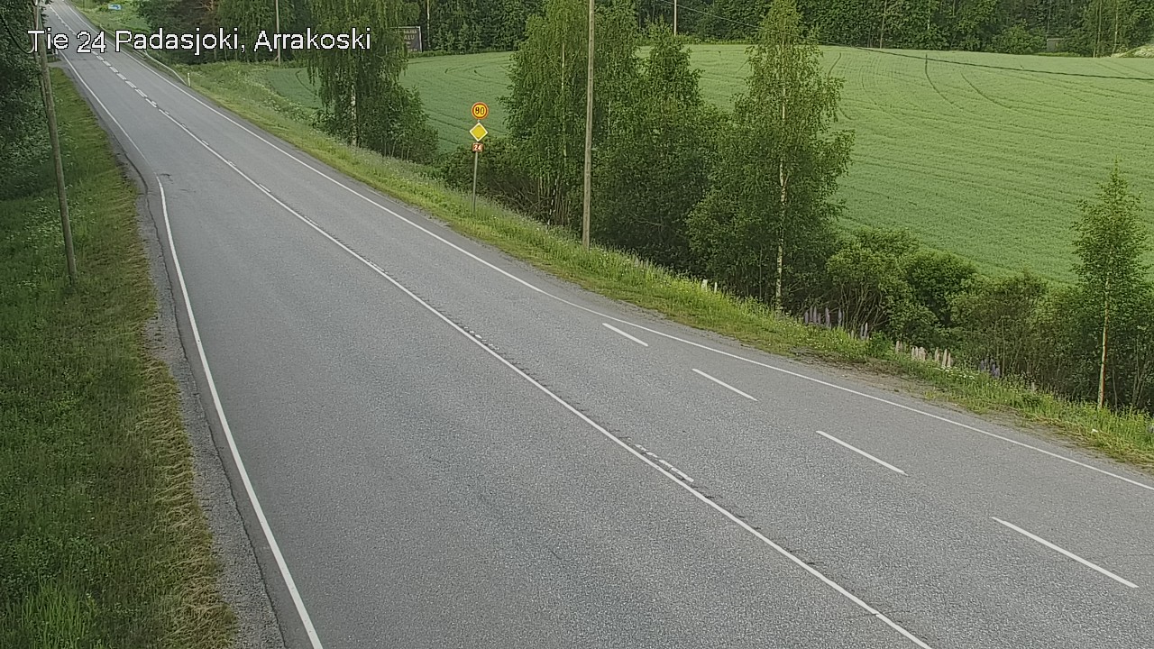 Kelikamerat Kuva Tie 24 Padasjoki, Arrakoski, Padasjoki, Päijät-Häme