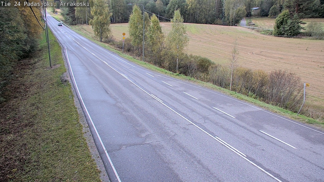 Weather Camera Image Road 24 Padasjoki, Arrakoski, Padasjoki, Päijät-Häme