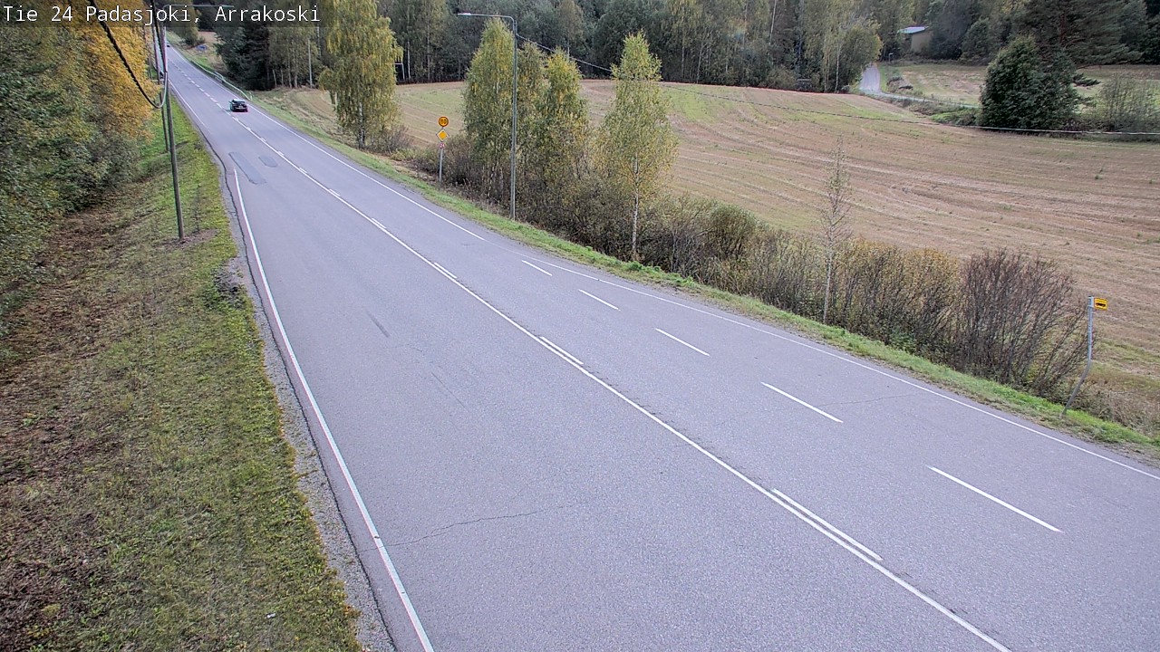 Weather Camera Image Road 24 Padasjoki, Arrakoski, Padasjoki, Päijät-Häme
