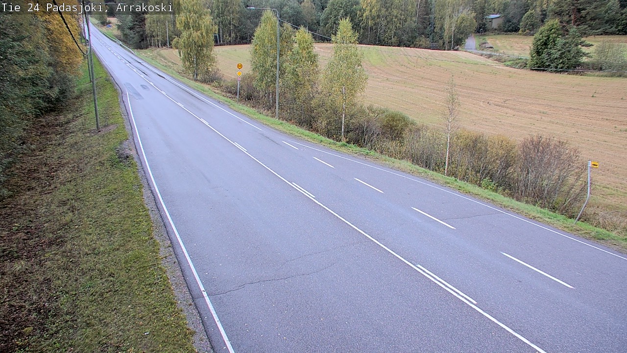 Weather Camera Image Road 24 Padasjoki, Arrakoski, Padasjoki, Päijät-Häme