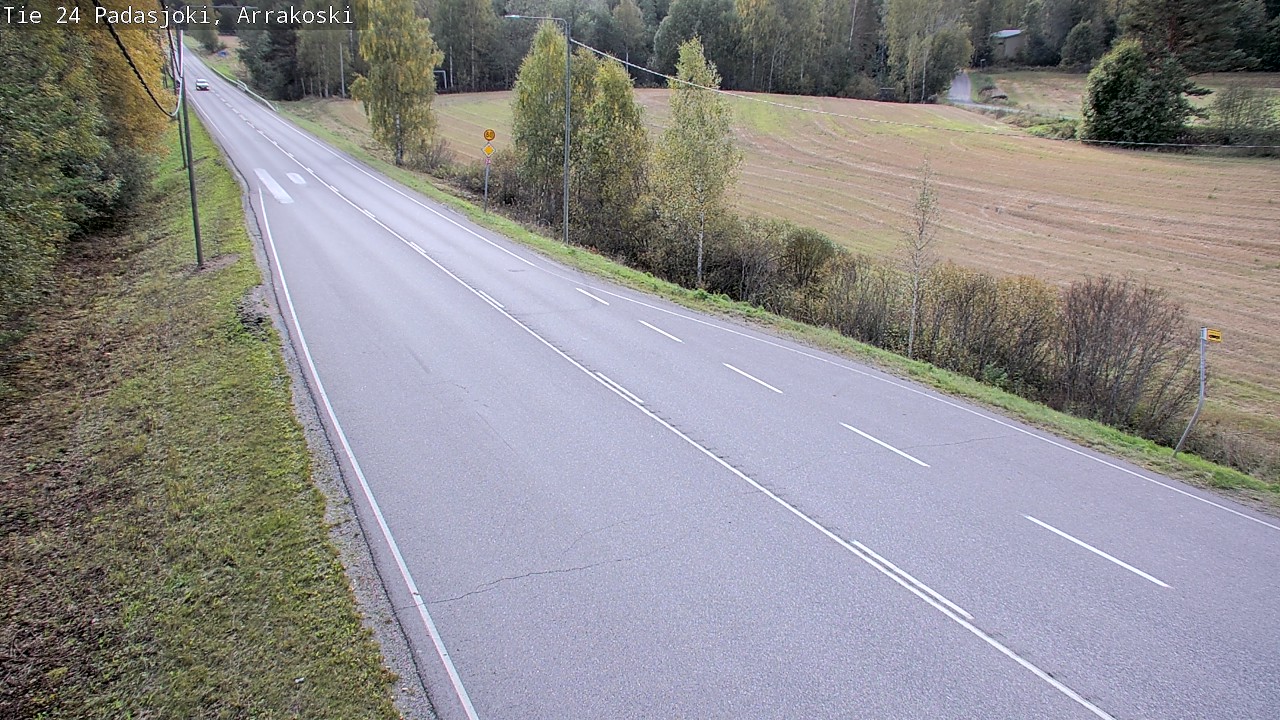Weather Camera Image Road 24 Padasjoki, Arrakoski, Padasjoki, Päijät-Häme