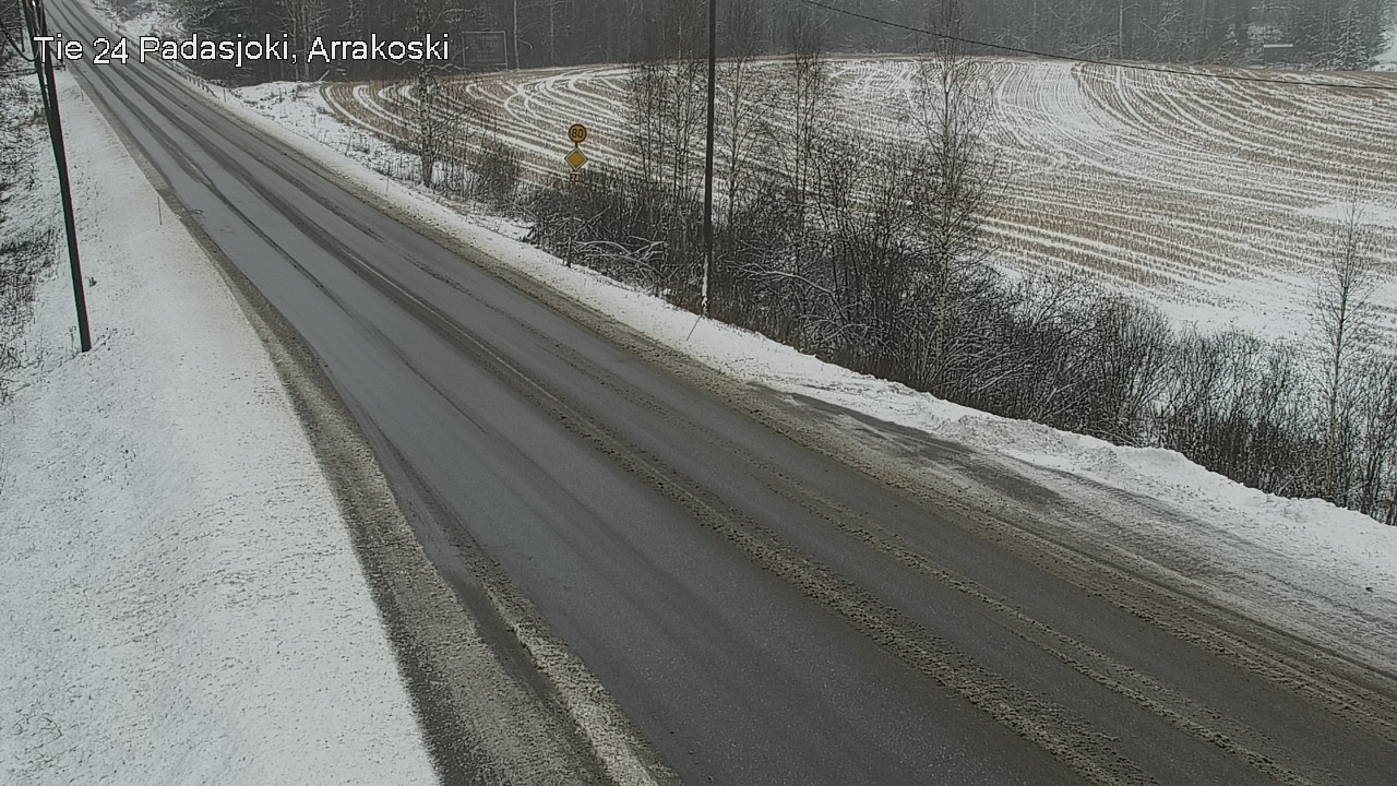 Weather Camera Image Väg 24 Padasjoki, Arrakoski, Padasjoki, Päijät-Häme
