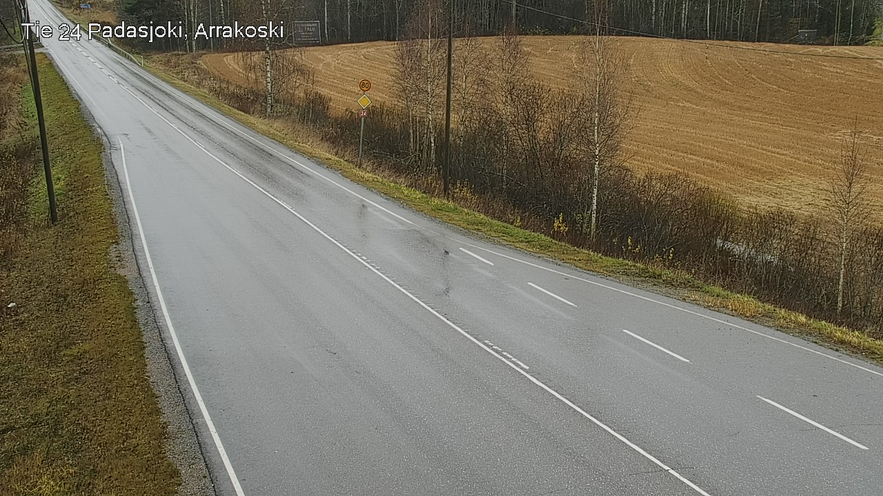Weather Camera Image Väg 24 Padasjoki, Arrakoski, Padasjoki, Päijät-Häme