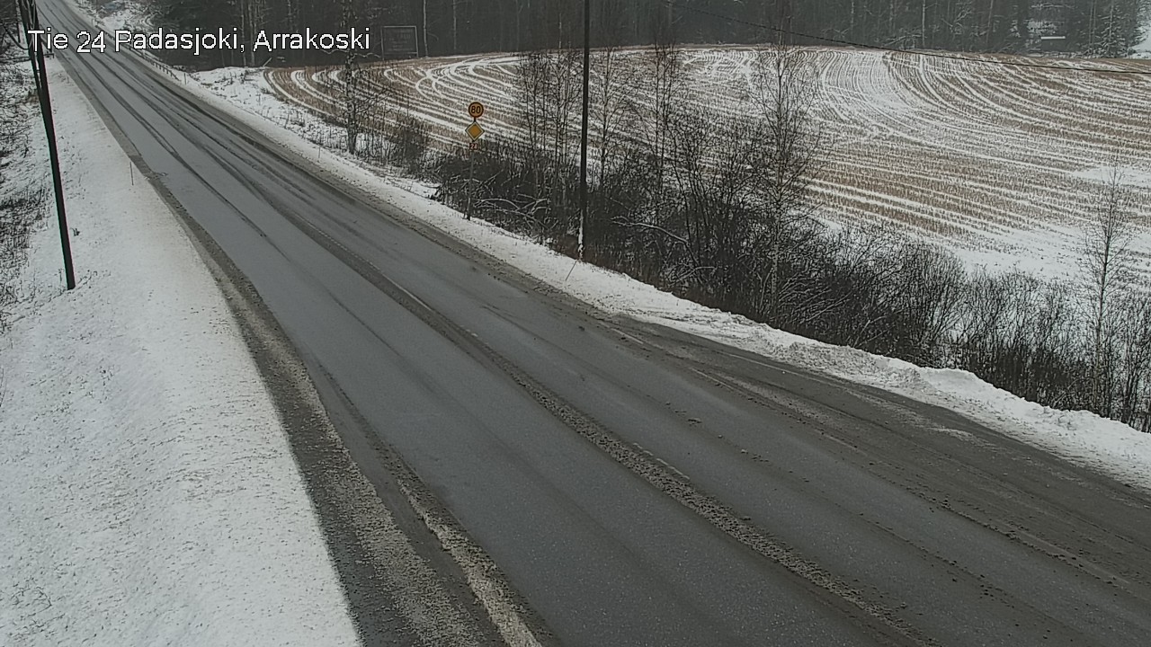 Weather Camera Image Väg 24 Padasjoki, Arrakoski, Padasjoki, Päijät-Häme