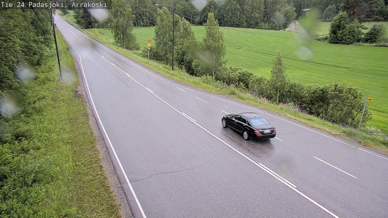 Weather Camera Image Väg 24 Padasjoki, Arrakoski, Padasjoki, Päijät-Häme
