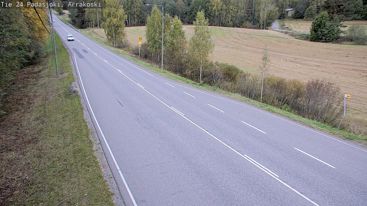 Weather Camera Image Road 24 Padasjoki, Arrakoski, Padasjoki, Päijät-Häme