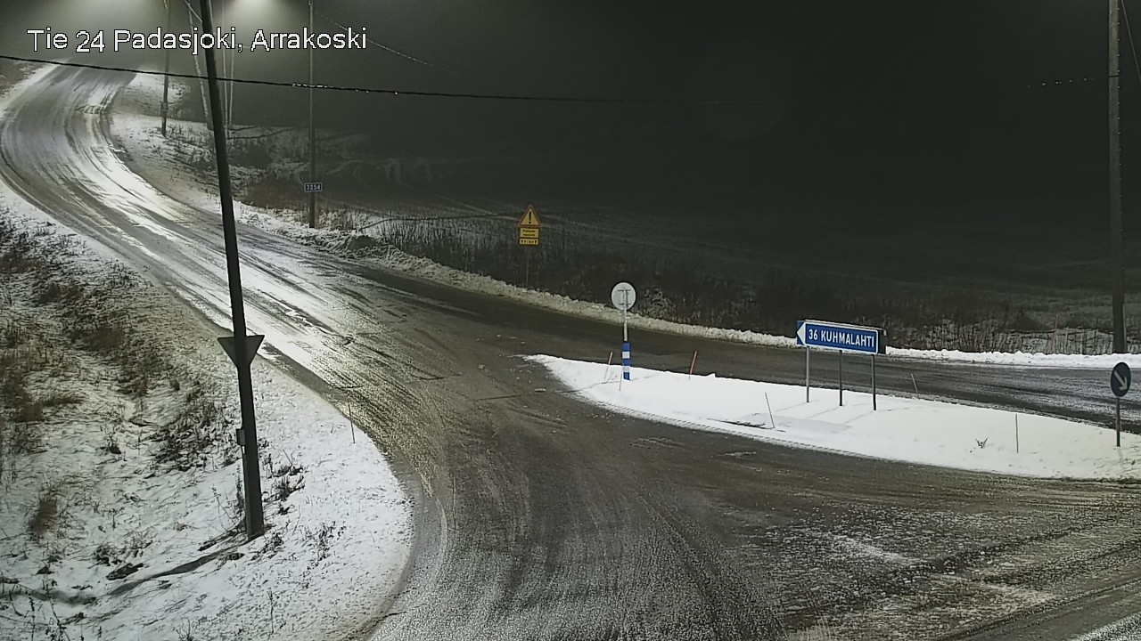 Weather Camera Image Väg 24 Padasjoki, Arrakoski, Padasjoki, Päijät-Häme