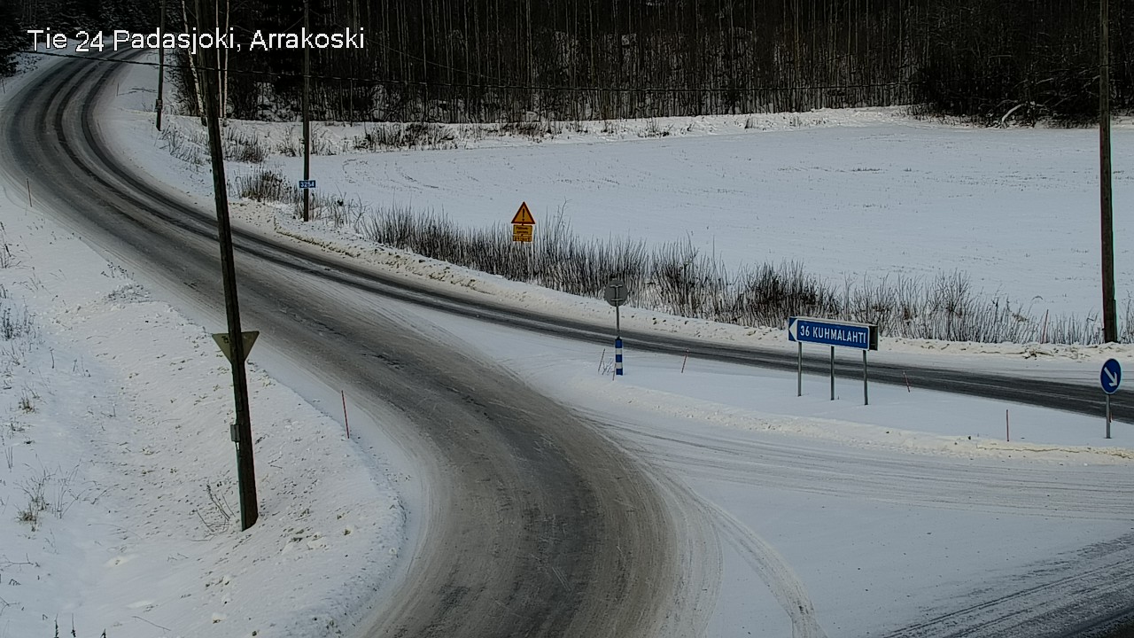 Weather Camera Image Road 24 Padasjoki, Arrakoski, Padasjoki, Päijät-Häme