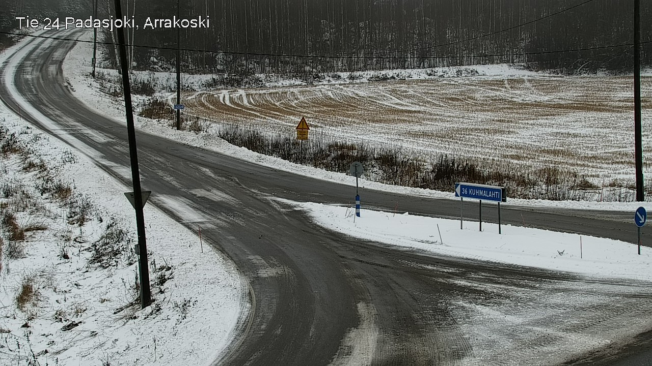 Weather Camera Image Väg 24 Padasjoki, Arrakoski, Padasjoki, Päijät-Häme