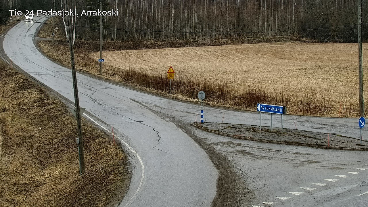 Weather Camera Image Road 24 Padasjoki, Arrakoski, Padasjoki, Päijät-Häme