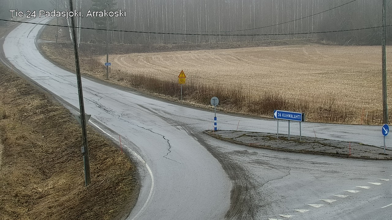 Weather Camera Image Road 24 Padasjoki, Arrakoski, Padasjoki, Päijät-Häme