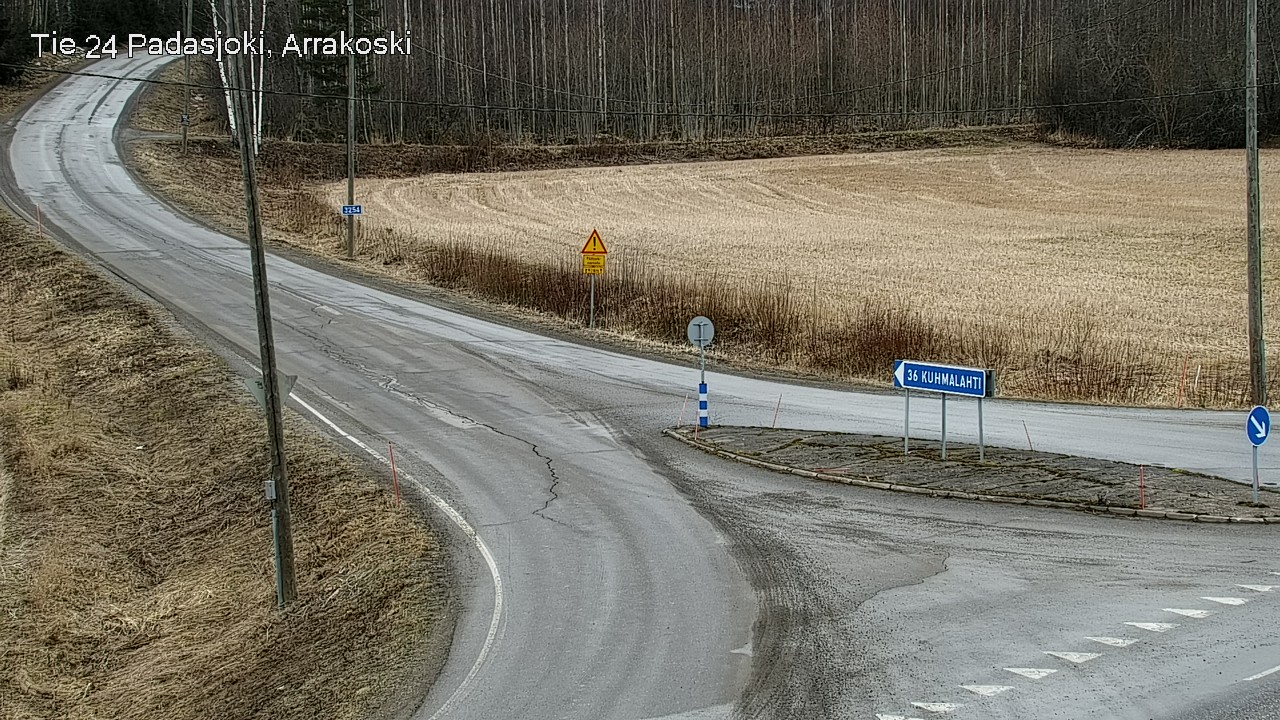Weather Camera Image Road 24 Padasjoki, Arrakoski, Padasjoki, Päijät-Häme