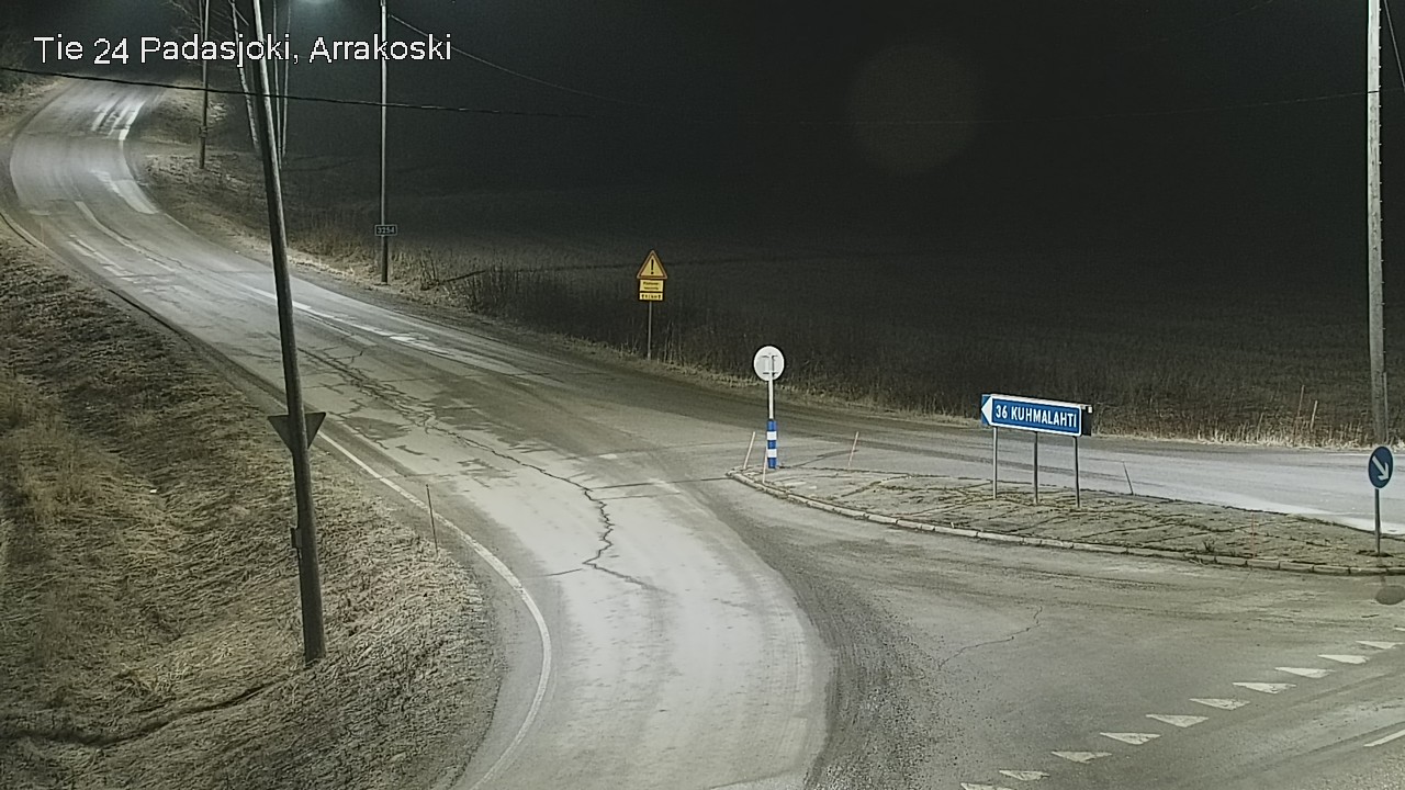 Weather Camera Image Väg 24 Padasjoki, Arrakoski, Padasjoki, Päijät-Häme