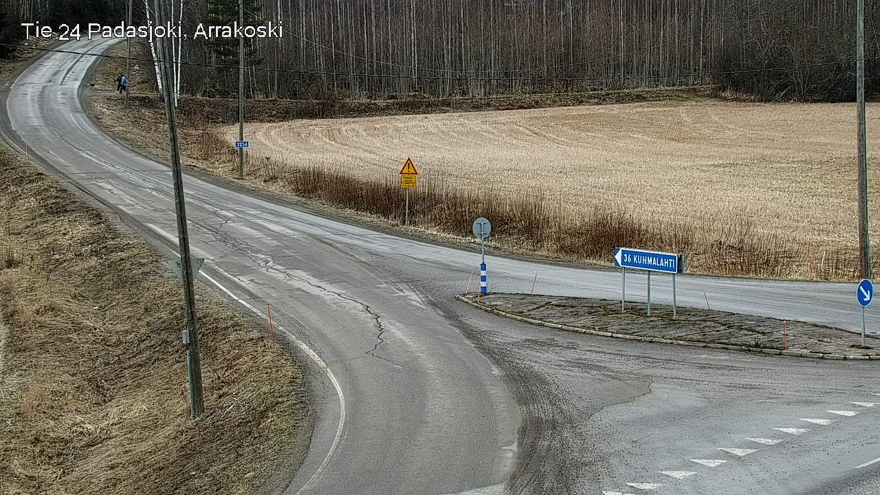 Weather Camera Image Road 24 Padasjoki, Arrakoski, Padasjoki, Päijät-Häme