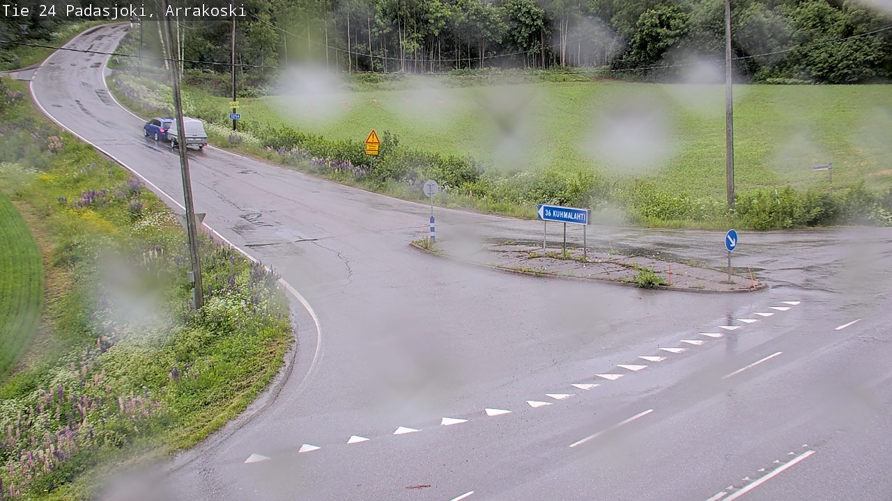 Weather Camera Image Väg 24 Padasjoki, Arrakoski, Padasjoki, Päijät-Häme