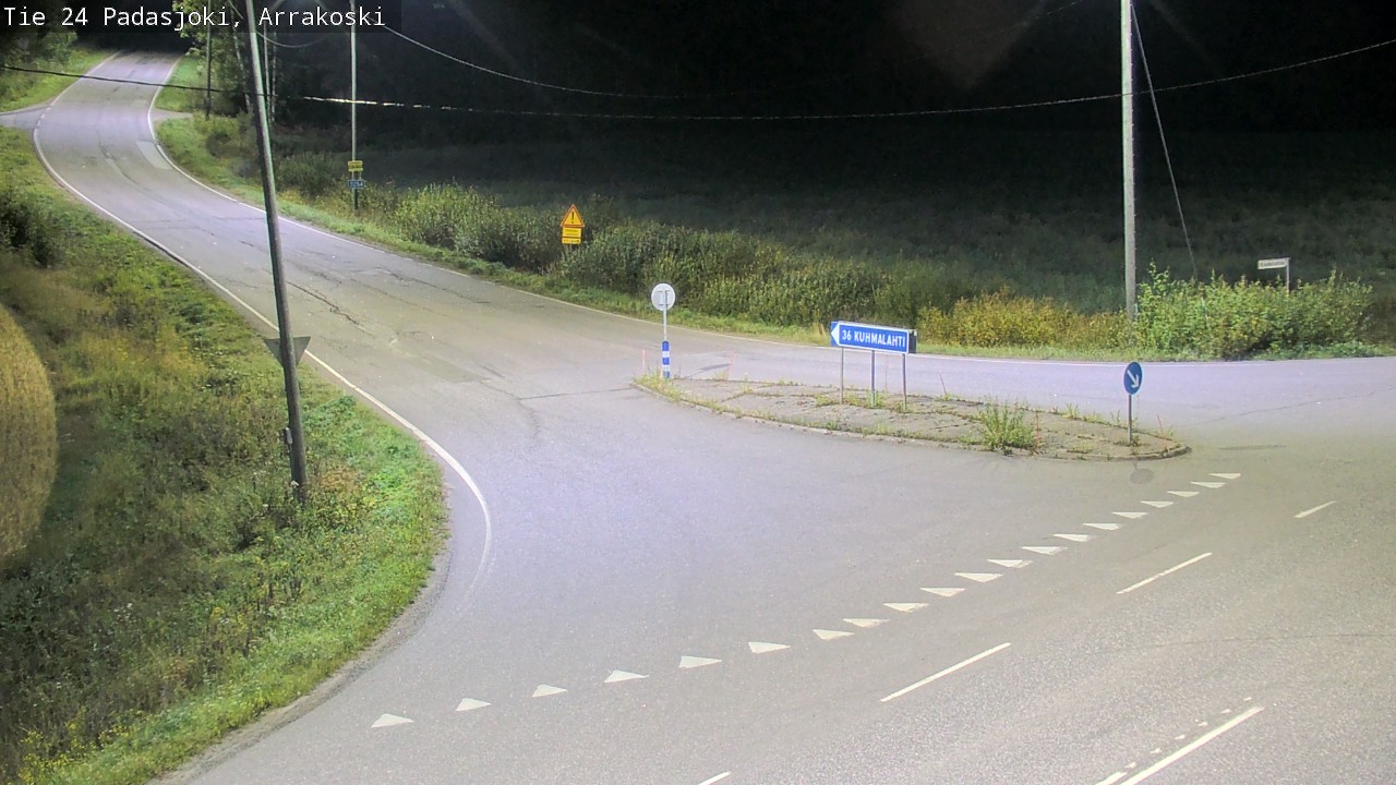 Weather Camera Image Väg 24 Padasjoki, Arrakoski, Padasjoki, Päijät-Häme