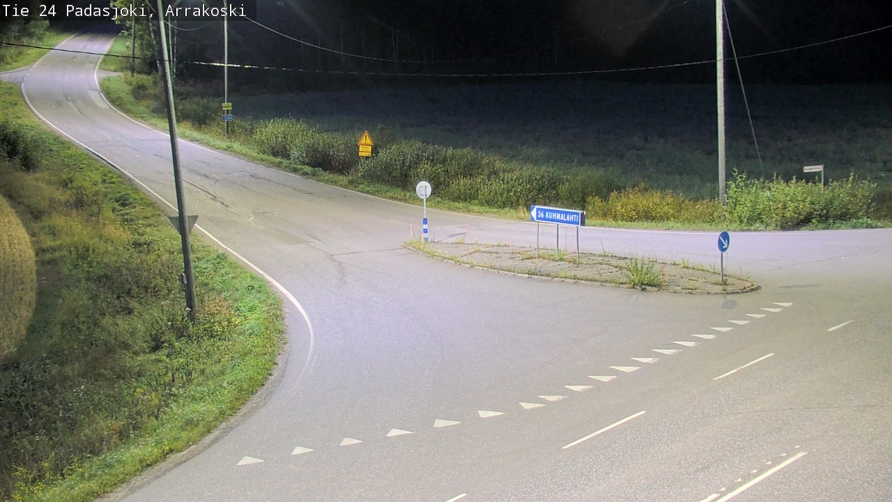 Weather Camera Image Väg 24 Padasjoki, Arrakoski, Padasjoki, Päijät-Häme