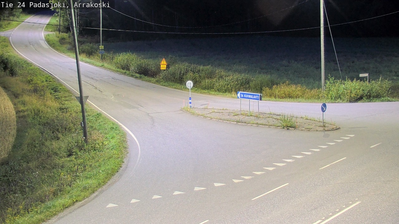 Weather Camera Image Väg 24 Padasjoki, Arrakoski, Padasjoki, Päijät-Häme