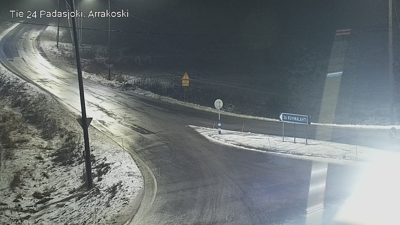 Weather Camera Image Väg 24 Padasjoki, Arrakoski, Padasjoki, Päijät-Häme