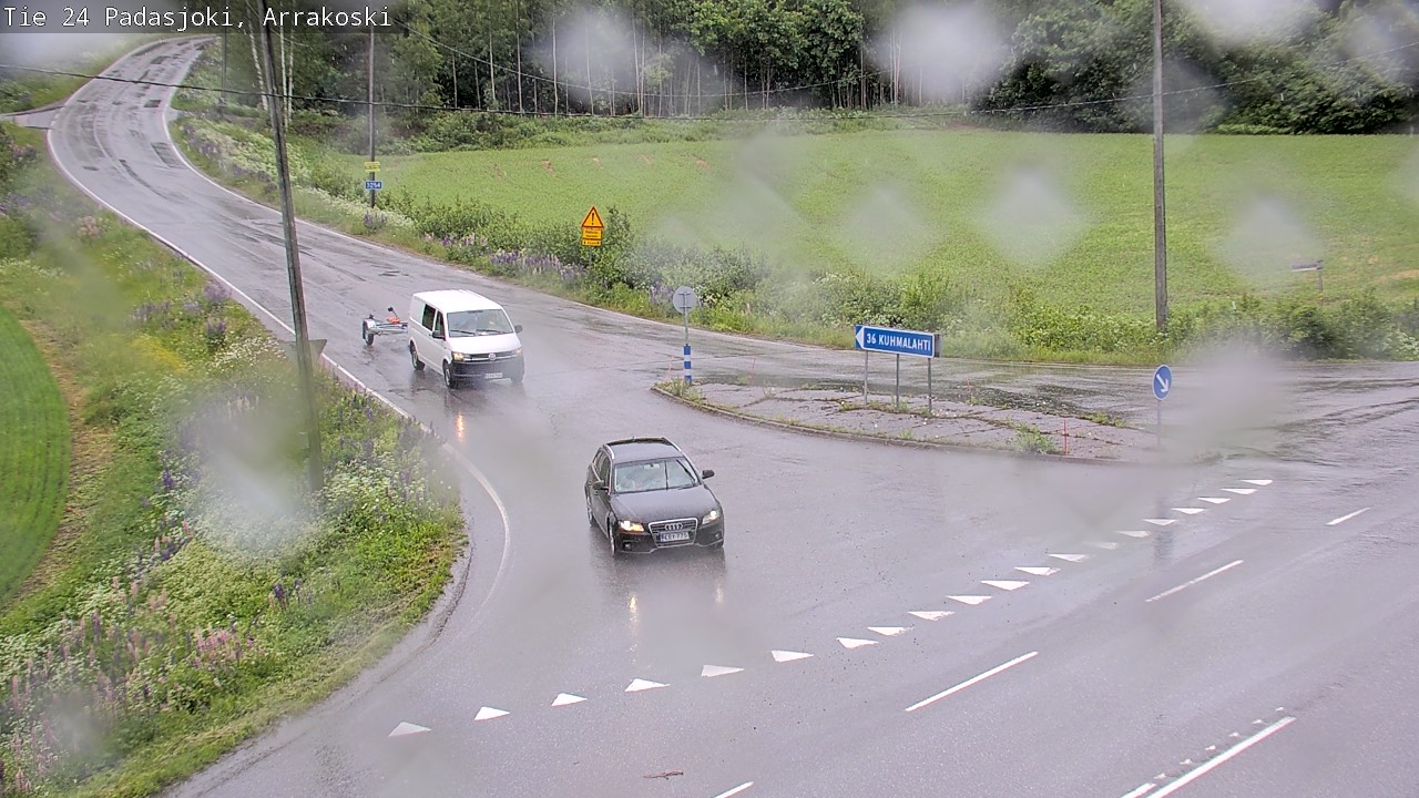 Weather Camera Image Väg 24 Padasjoki, Arrakoski, Padasjoki, Päijät-Häme